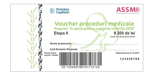 tichet voucher fertilizare in vitro up romania sansa cupluri infertile