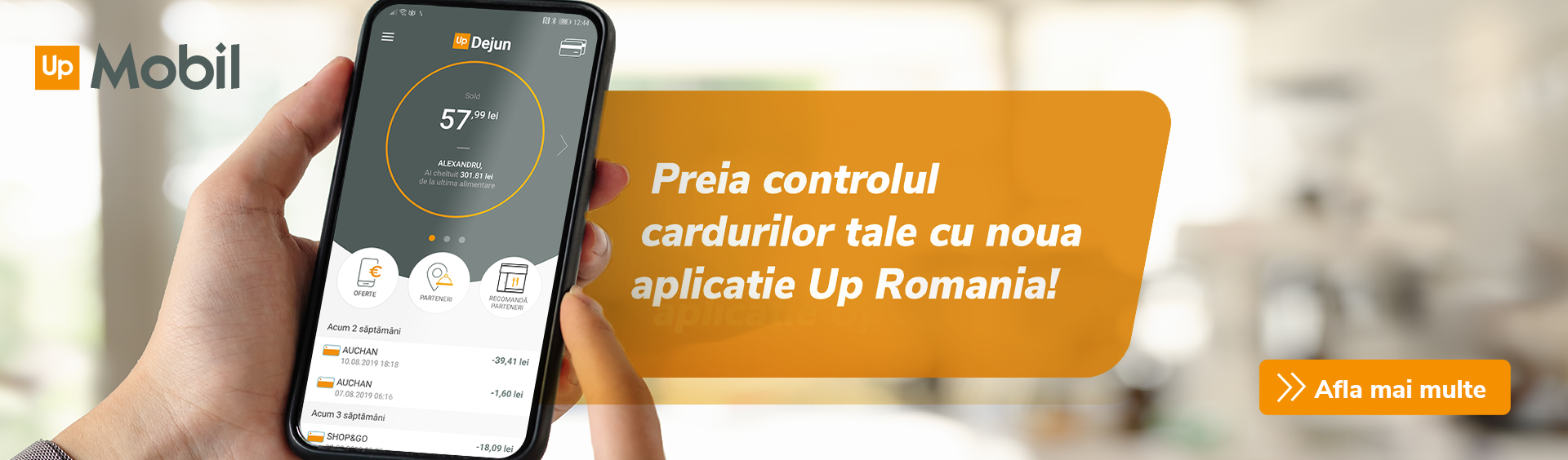 Aplicatia Up Mobil